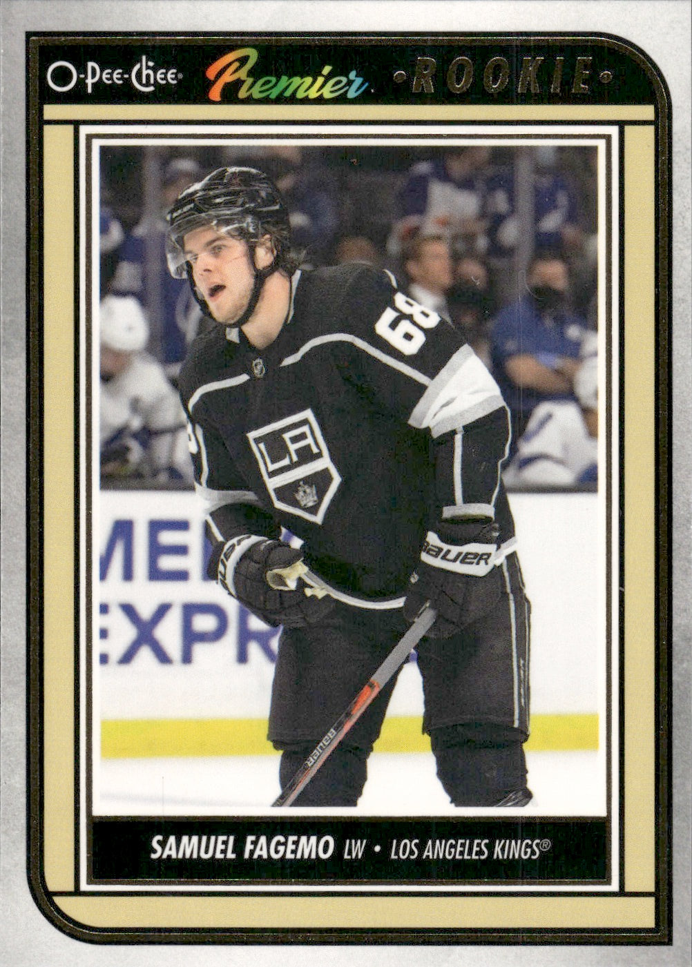 2022-23 Upper Deck O-Pee-Chee Hockey Premier Rookie #P-79 Samuel Fagemo - Los Angeles Kings