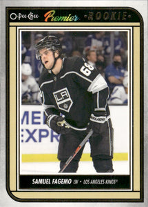 2022-23 Upper Deck O-Pee-Chee Hockey Premier Rookie #P-79 Samuel Fagemo - Los Angeles Kings