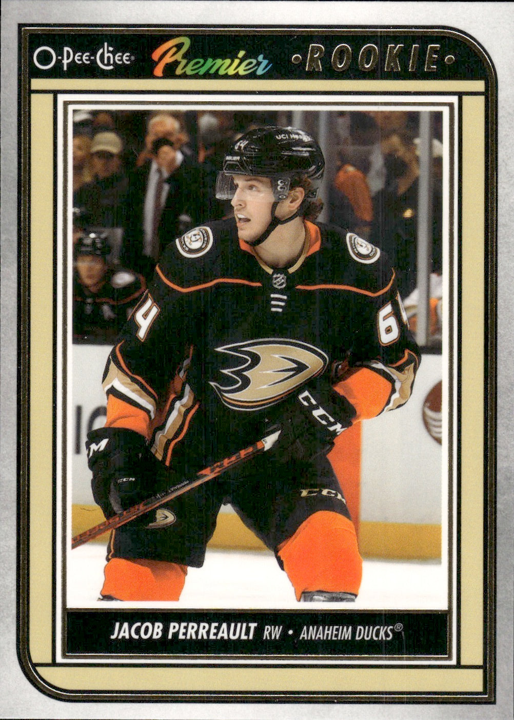 2022-23 Upper Deck O-Pee-Chee Hockey Premier Rookie #P-83 Jacob Perreault - Anaheim Ducks