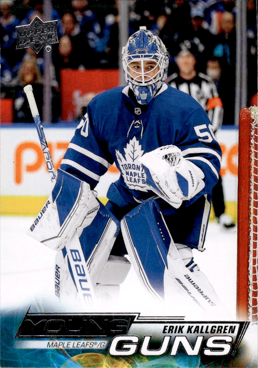 2022-23 Upper Deck Series 1 Hockey - Young Guns #208 Erik Kallgren - Toronto Maple Leafs