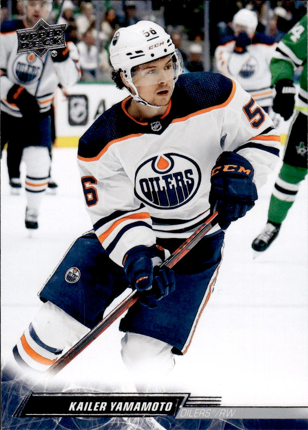2022-23 Upper Deck Series 1 Hockey Base #73 Kailer Yamamoto - Edmonton Oilers