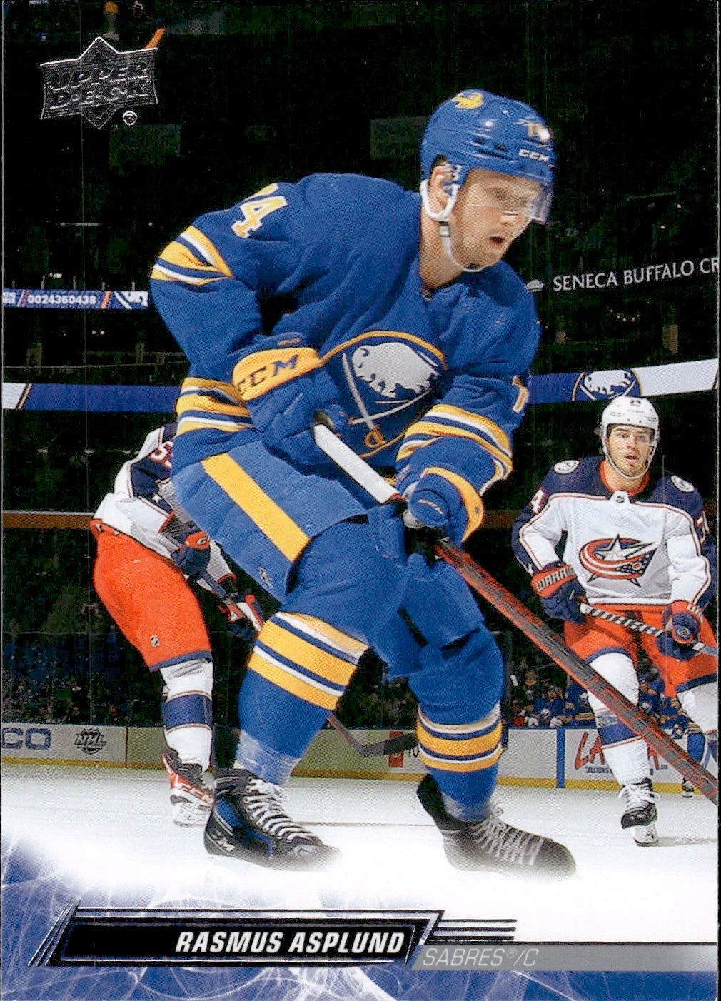 2022-23 Upper Deck Series 2 Hockey Base #272 Rasmus Asplund - Buffalo Sabres