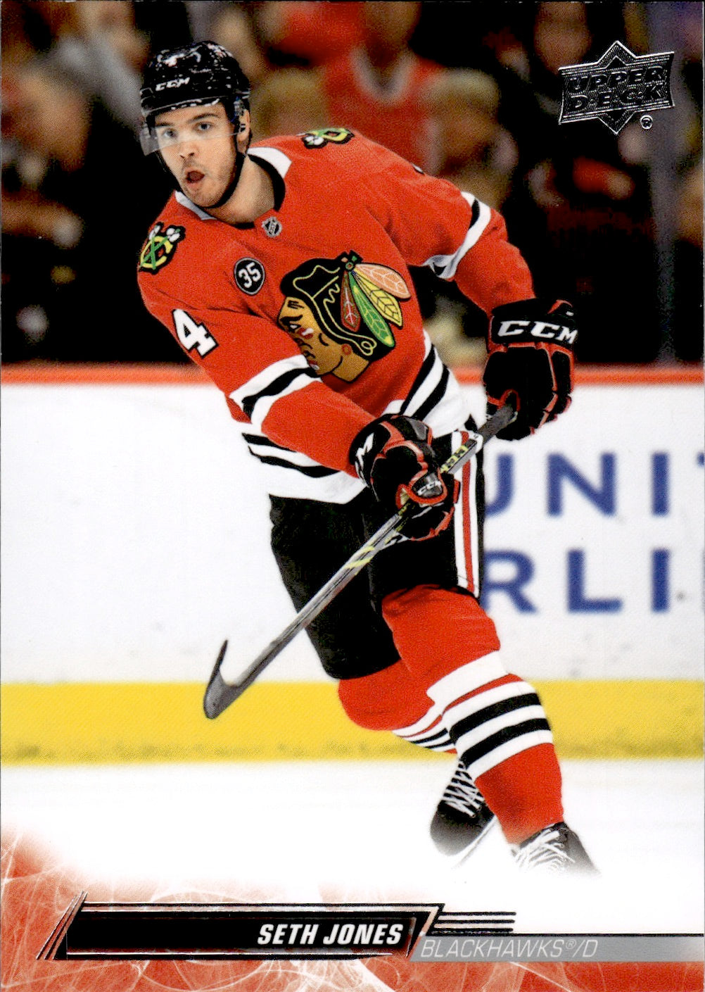 2022-23 Upper Deck Series 2 Hockey Base #291 Seth Jones - Chicago Blackhawks