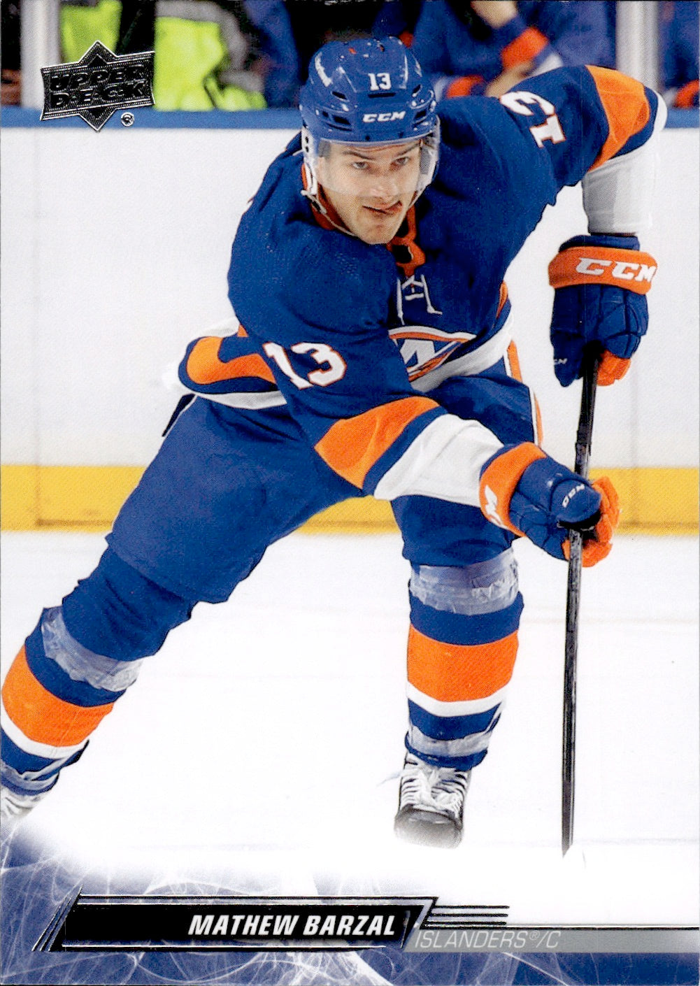 2022-23 Upper Deck Series 2 Hockey Base #365 Mathew Barzal - New York Islanders