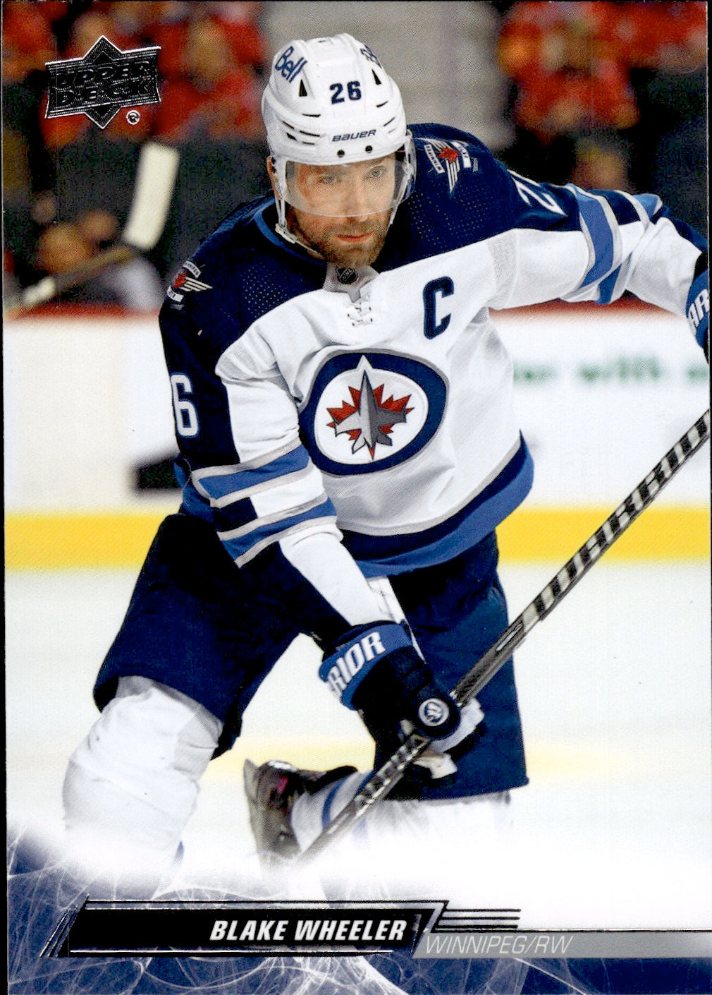 2022-23 Upper Deck Series 2 Hockey Base #445 Blake Wheeler - Winnipeg Jets