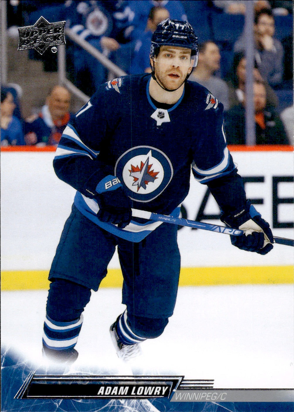 2022-23 Upper Deck Series 2 Hockey Base #448 Adam Lowry - Winnipeg Jets