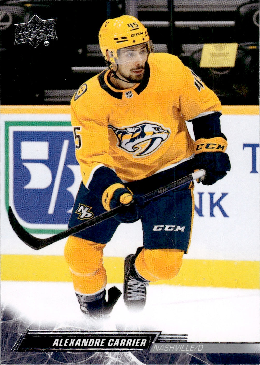 2022-23 Upper Deck Series 2 Hockey #352 Alexandre Carrier - Nashville Predators