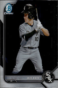 2022 Bowman Chrome Baseball Prospects #BCP-204 Wes Kath - Chicago White Sox