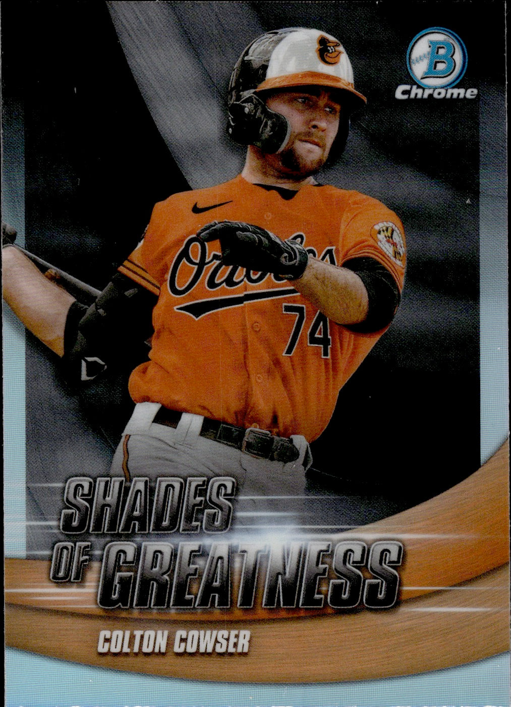 2022 Bowman Chrome Baseball Shades Of Greatness #Sg-9 Colton Cowser - Baltimore Orioles