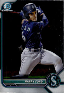 2022 Bowman Chrome Baseball #BCP-189 Harry Ford - Seattle Mariners