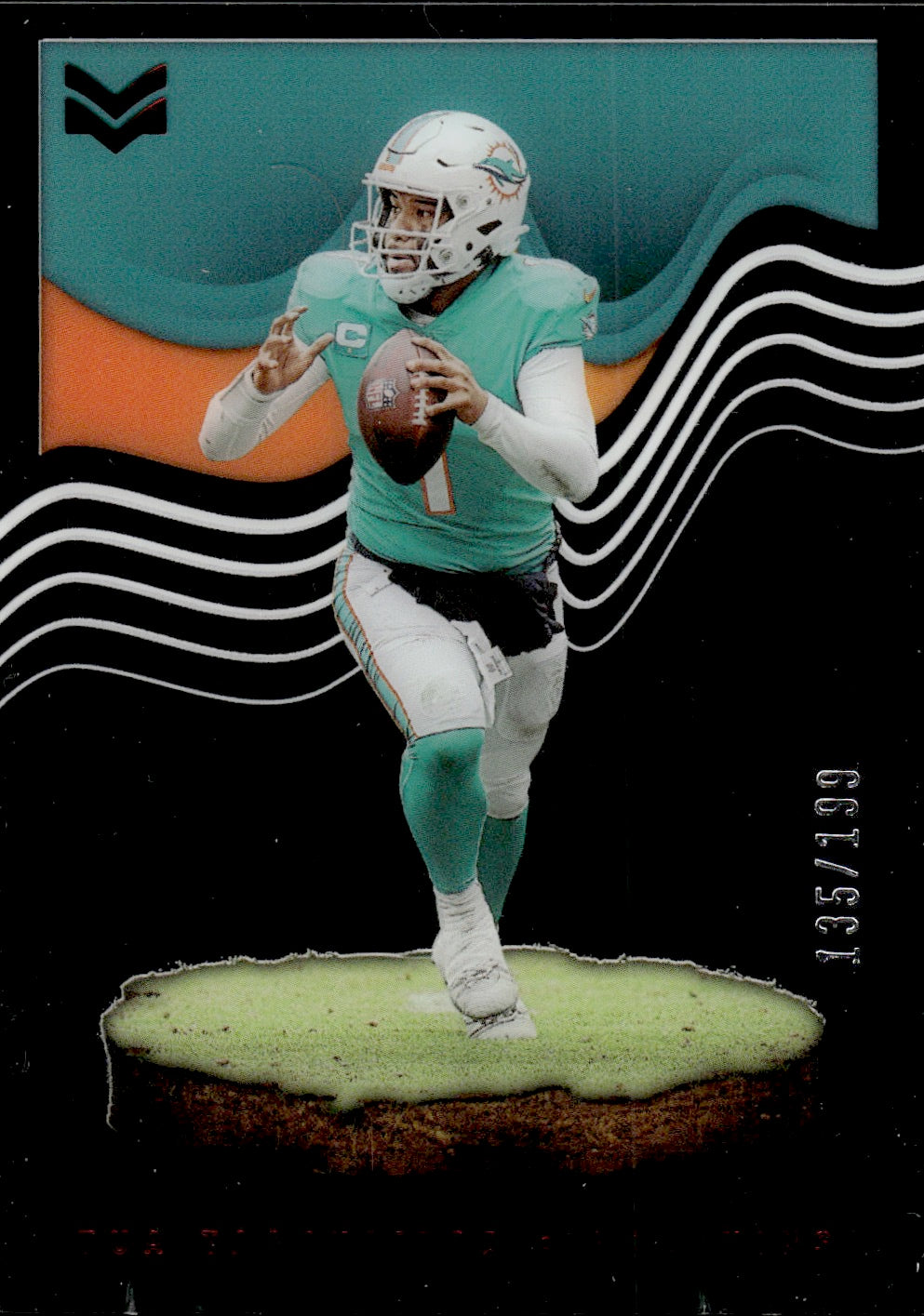 2022 Panini Chronicles Football Magnitude /199 #MAG-7 Tua Tagovailoa - Miami Dolphins