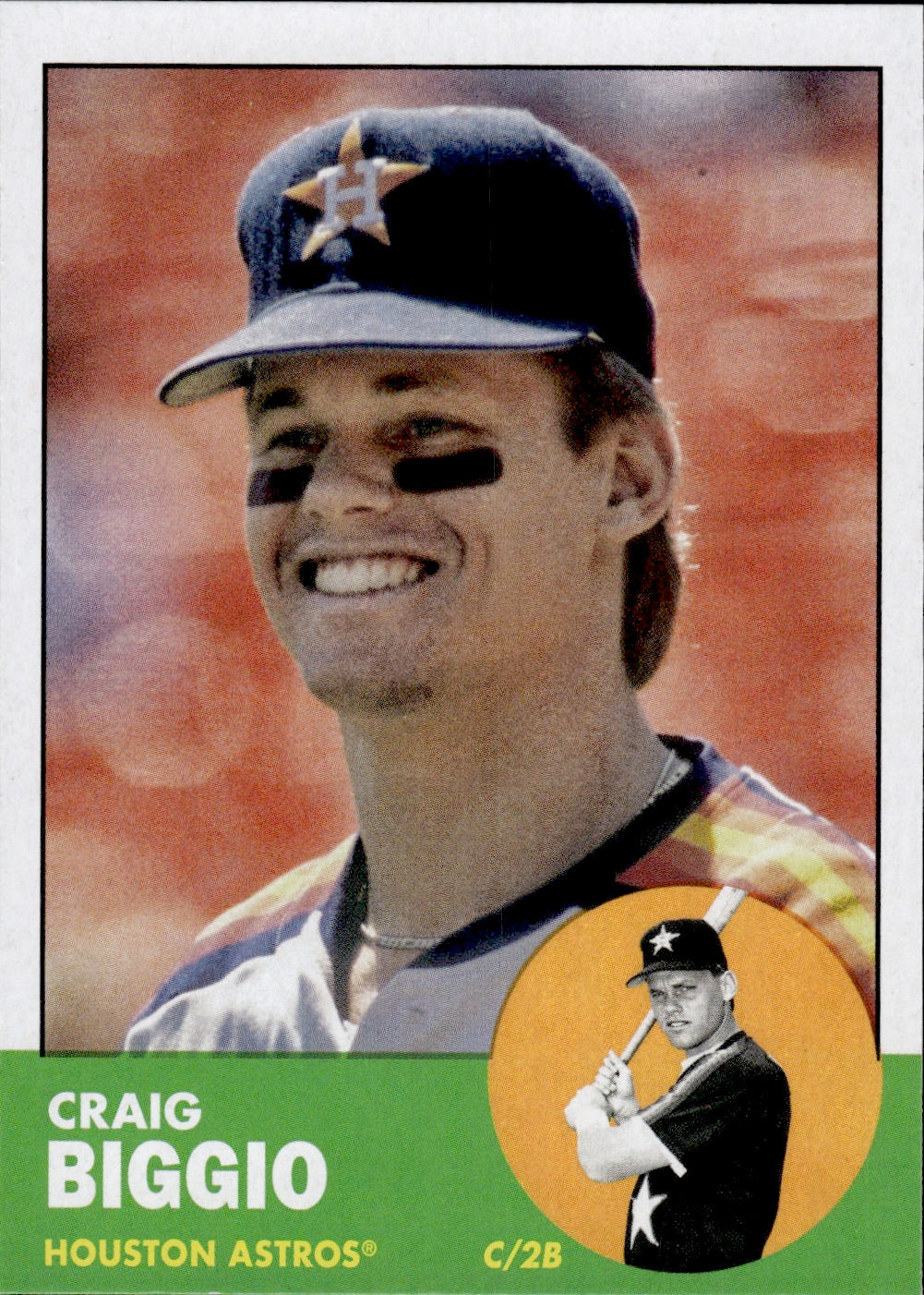 2022 Topps Archives Baseball 1963 Topps Design #51 Craig Biggio - Houston Astros