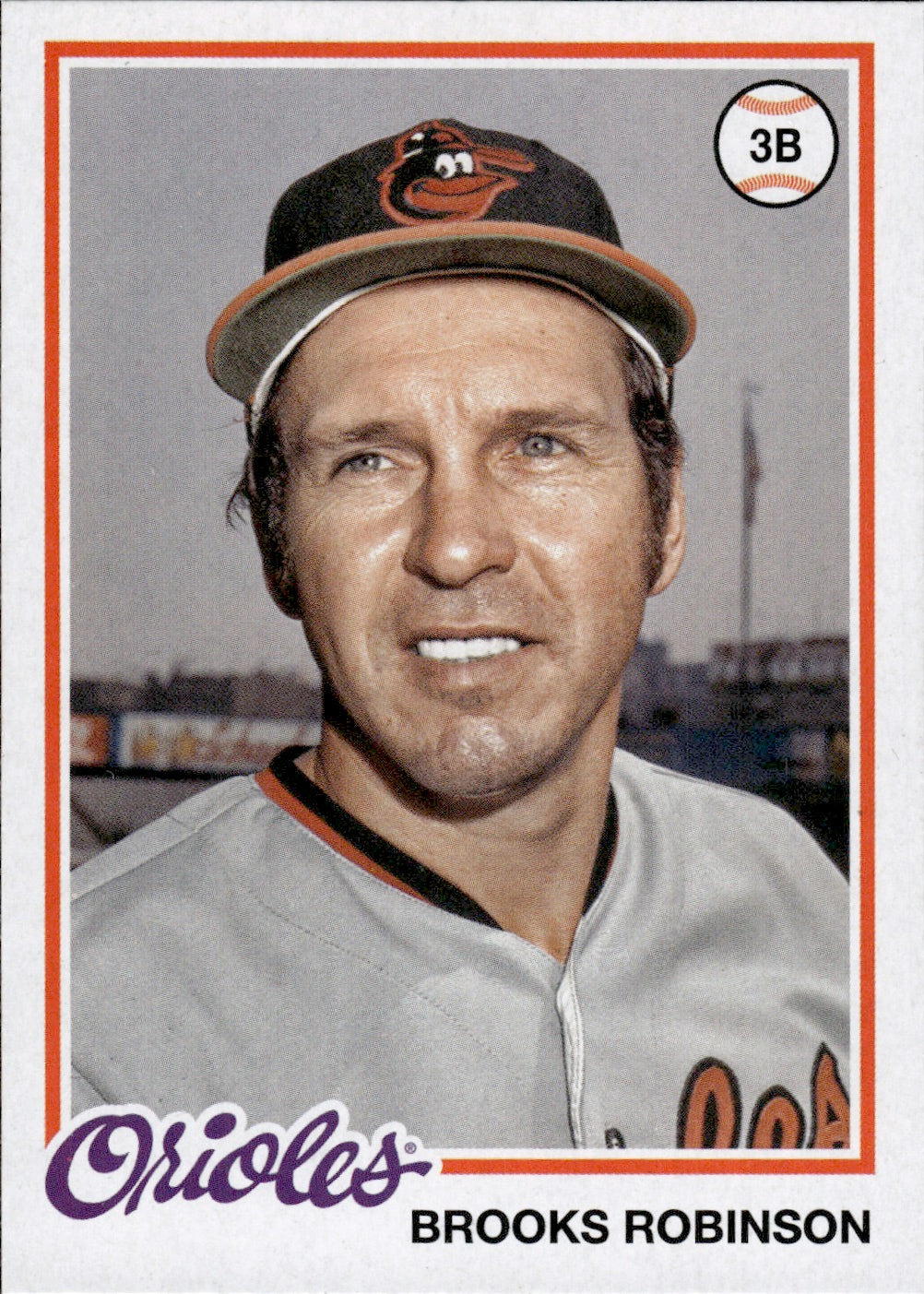 2022 Topps Archives Baseball 1978 Topps Design #108 Brooks Robinson - Baltimore Orioles