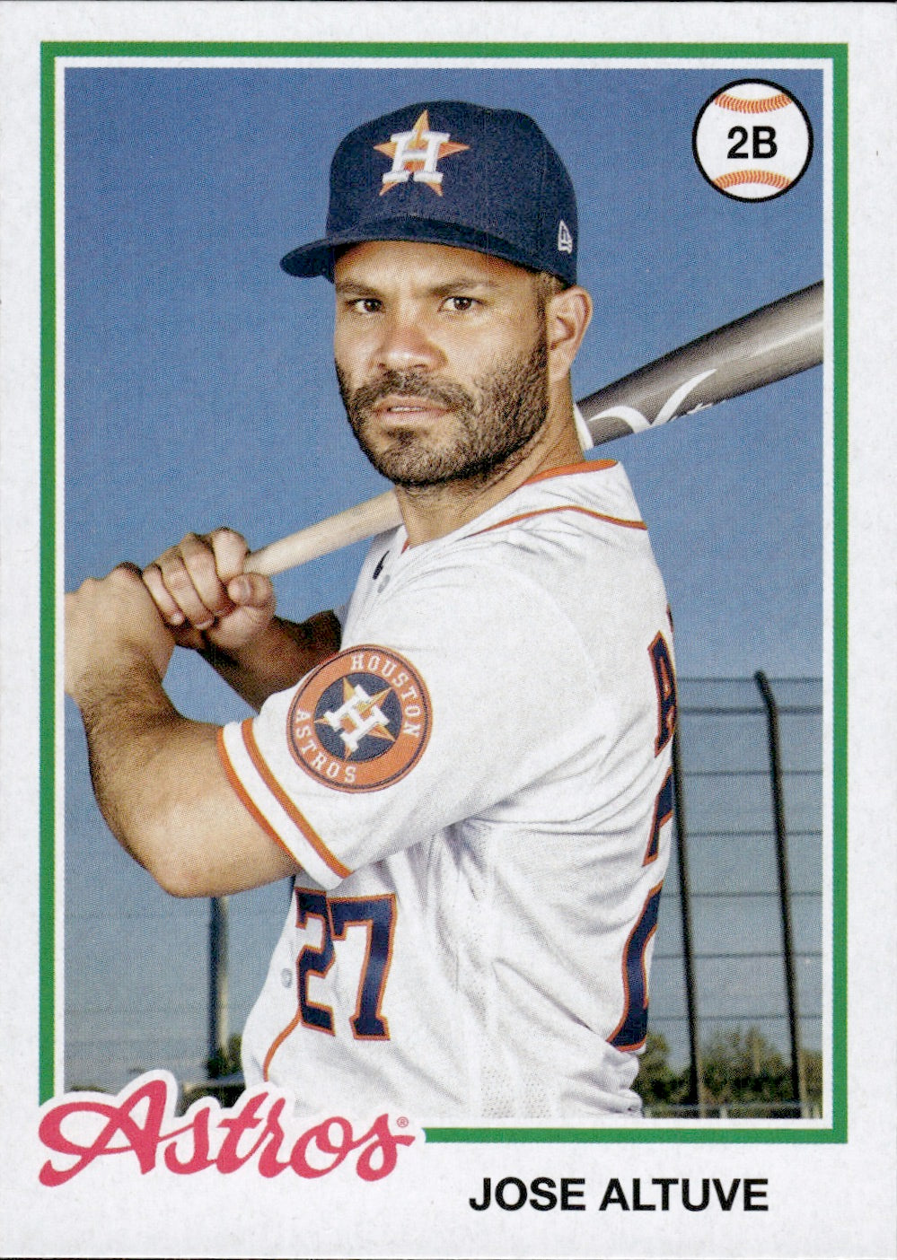 2022 Topps Archives Baseball 1978 Topps Design #165 Jose Altuve - Houston Astros