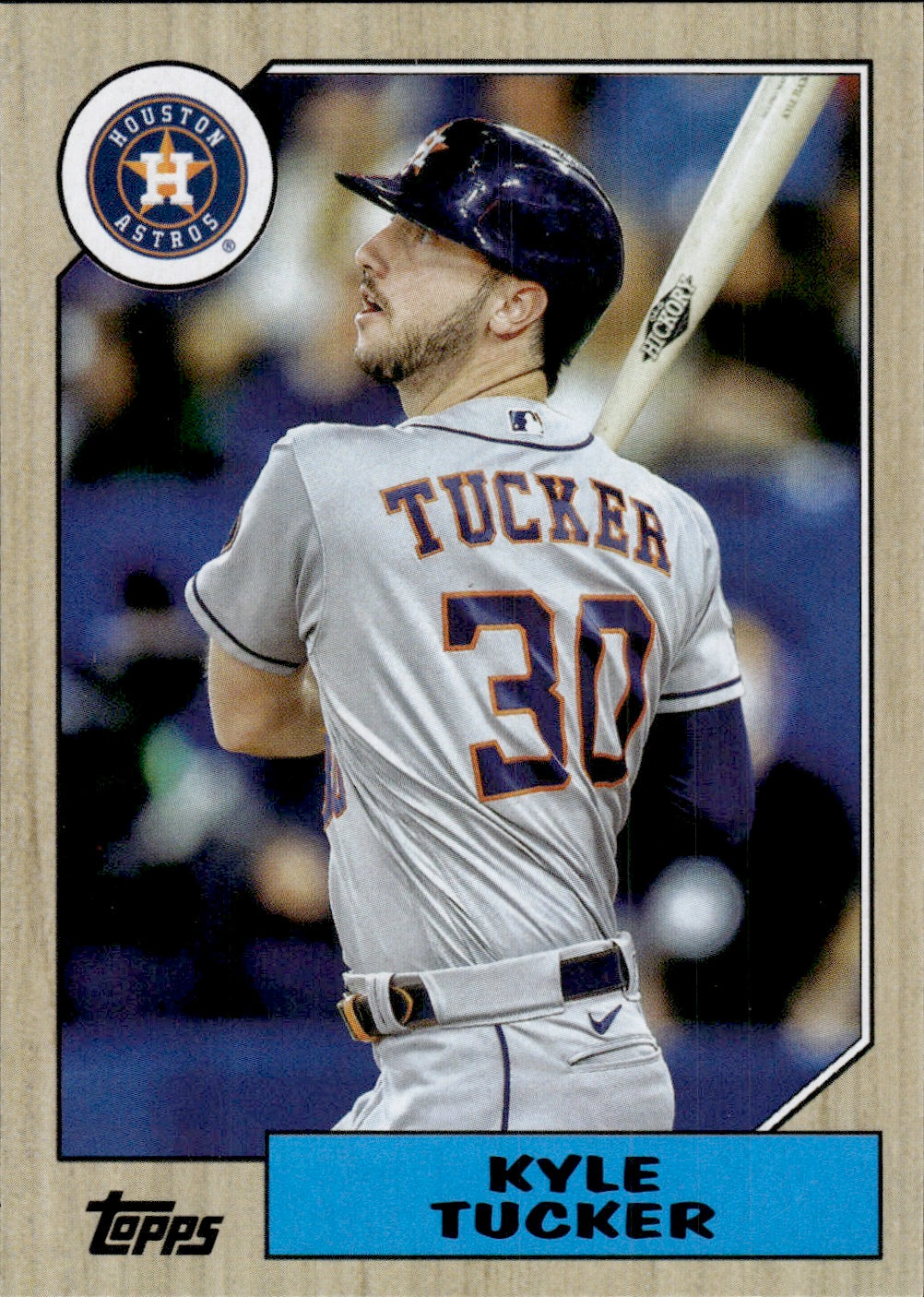 2022 Topps Archives Baseball 1987 Topps Design #224 Kyle Tucker - Houston Astros