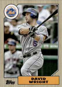 2022 Topps Archives Baseball 1987 Topps Design #234 David Wright - New York Mets