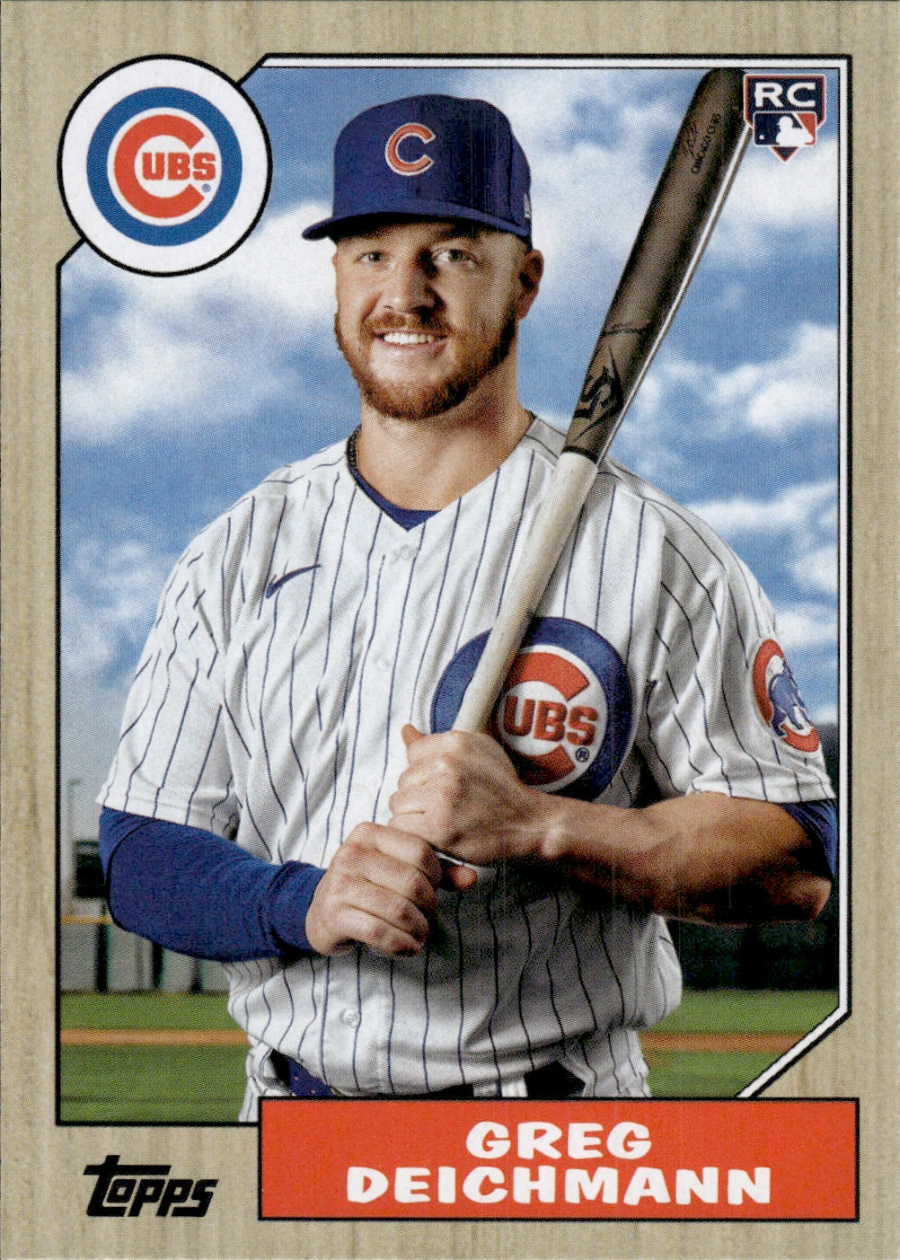 2022 Topps Archives Baseball 1987 Topps Design #239 Greg Deichmann - Chicago Cubs