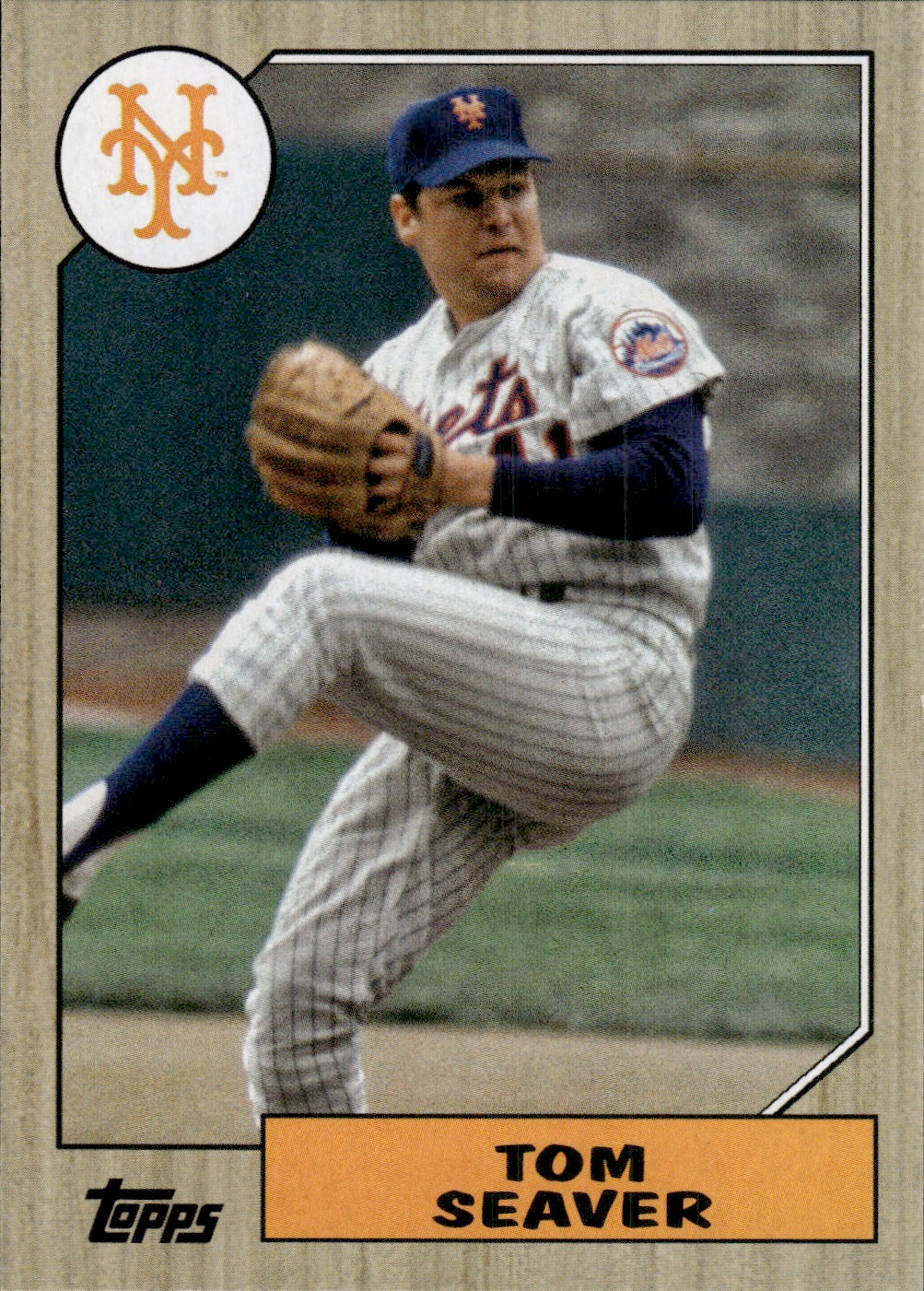 2022 Topps Archives Baseball 1987 Topps Design #240 Tom Seaver - New York Mets