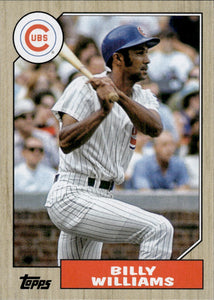 2022 Topps Archives Baseball 1987 Topps Design #266 Billy Williams - Chicago Cubs