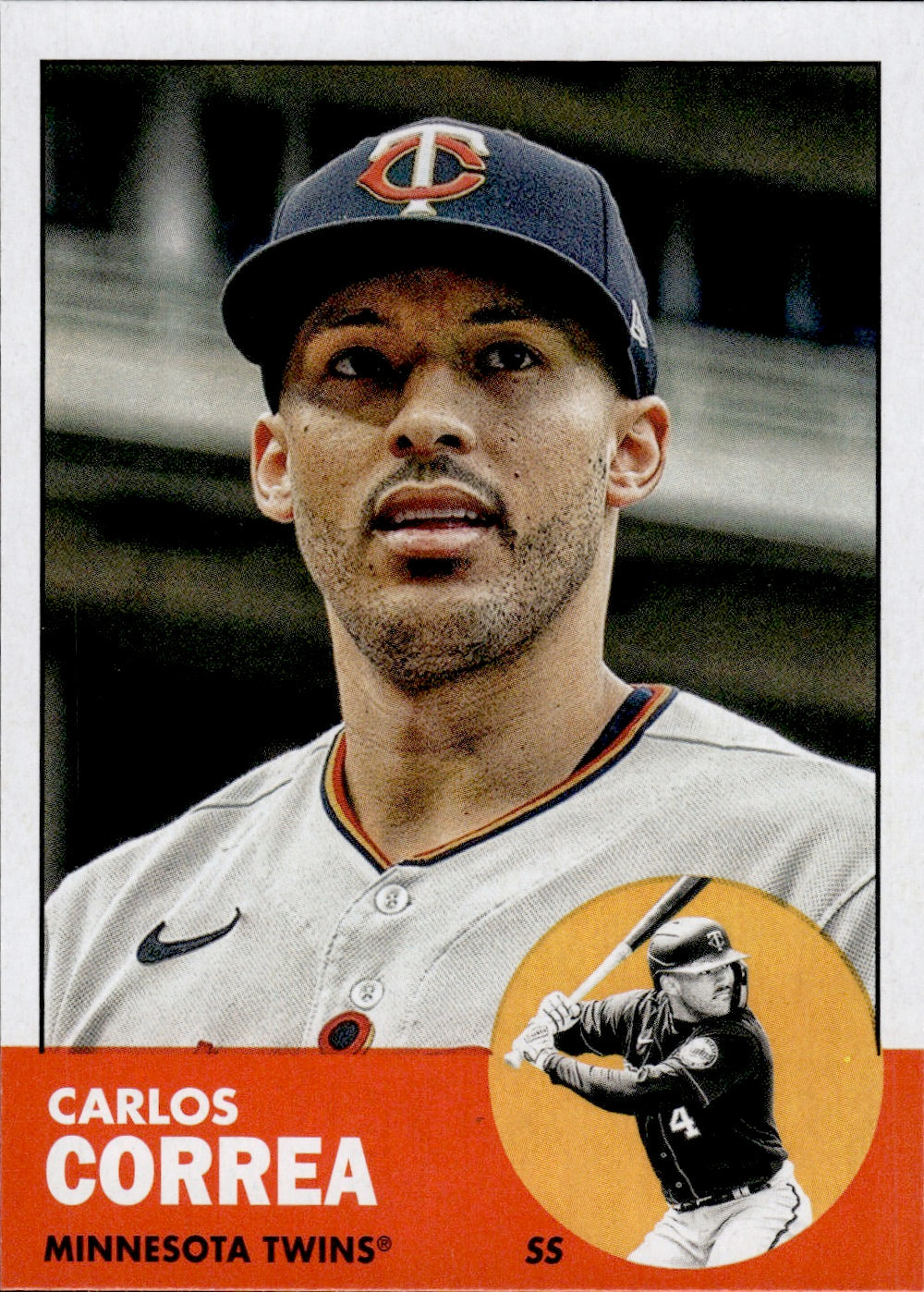 2022 Topps Archives Baseball #55 Carlos Correa - Minnesota Twins