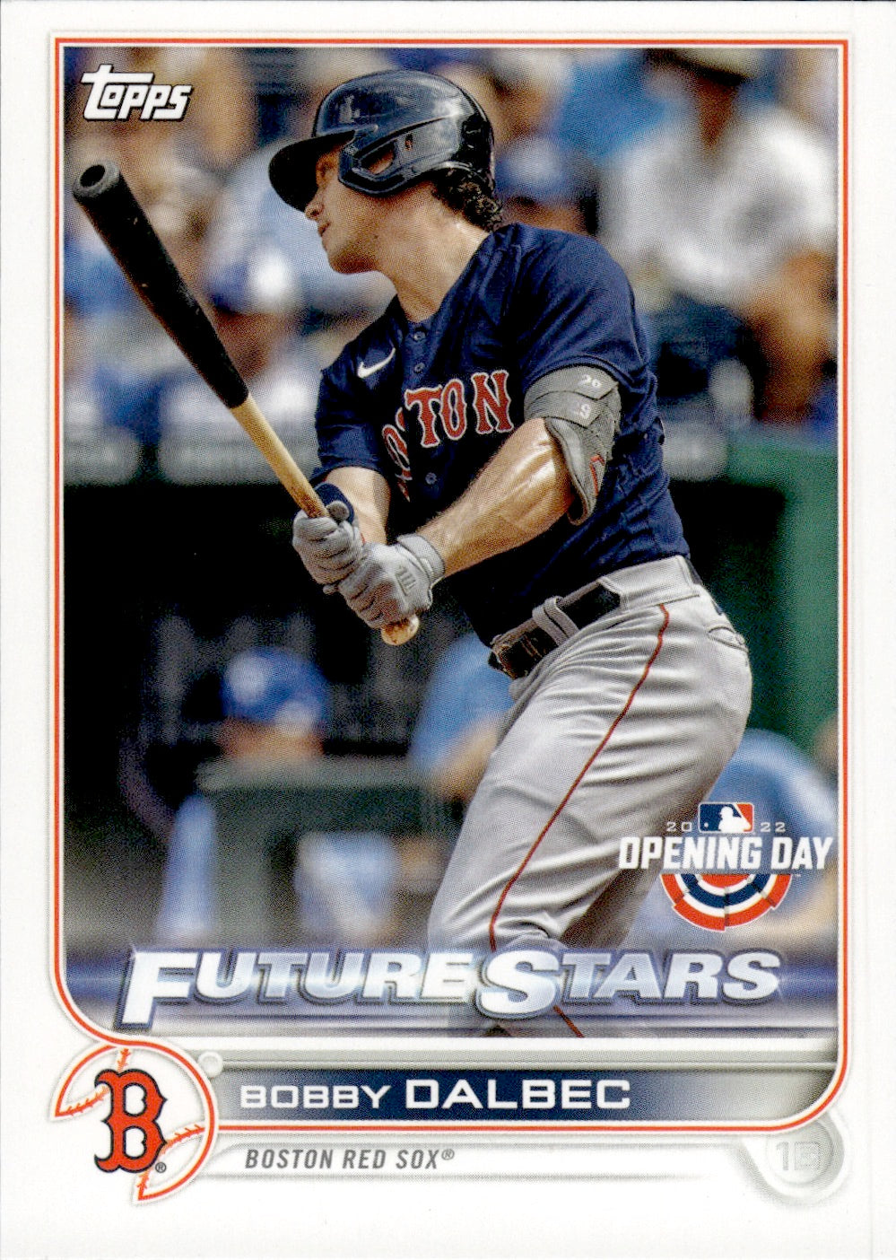 2022 Topps Opening Day Baseball Future Stars #60 Bobby Dalbec - Boston Red Sox