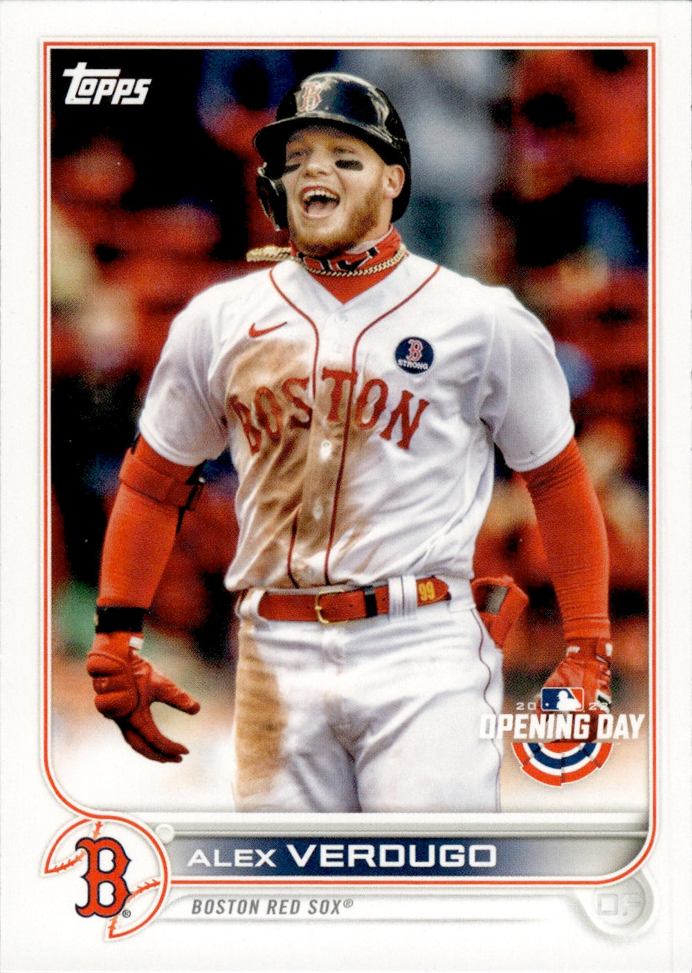 2022 Topps Opening Day Baseball #162 Alex Verdugo - Boston Red Sox