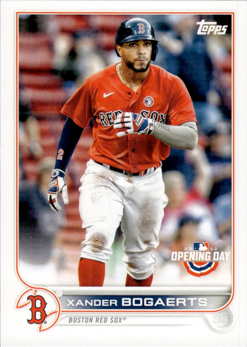 2022 Topps Opening Day Baseball #173 Xander Bogaerts - Boston Red Sox