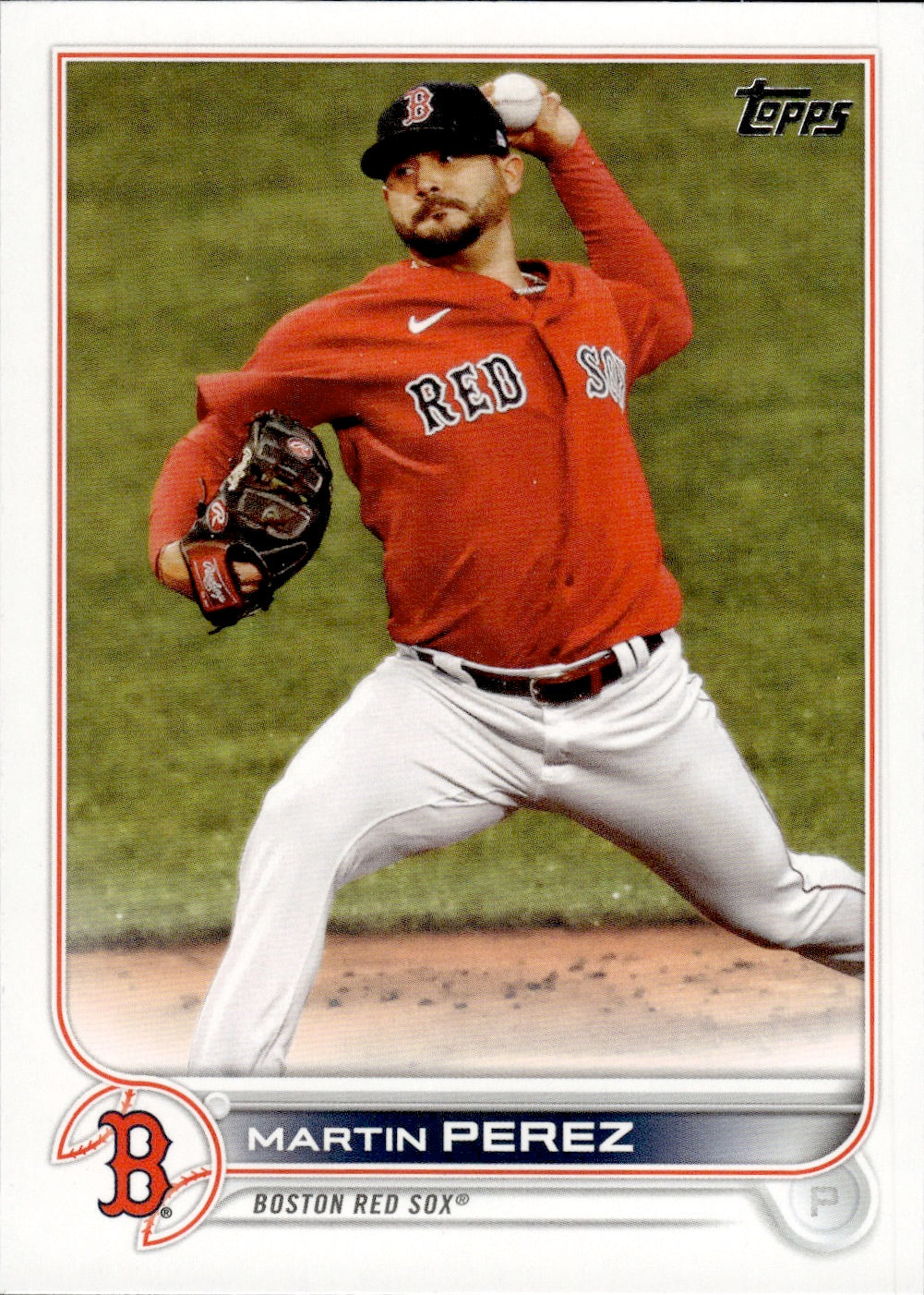 2022 Topps Series 1 Baseball #212 Martin Perez - Boston Red Sox