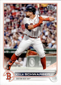 2022 Topps Series 1 Baseball #216 Kyle Schwarber - Boston Red Sox