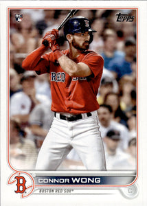 2022 Topps Series 1 Baseball #66 Connor Wong - Boston Red Sox