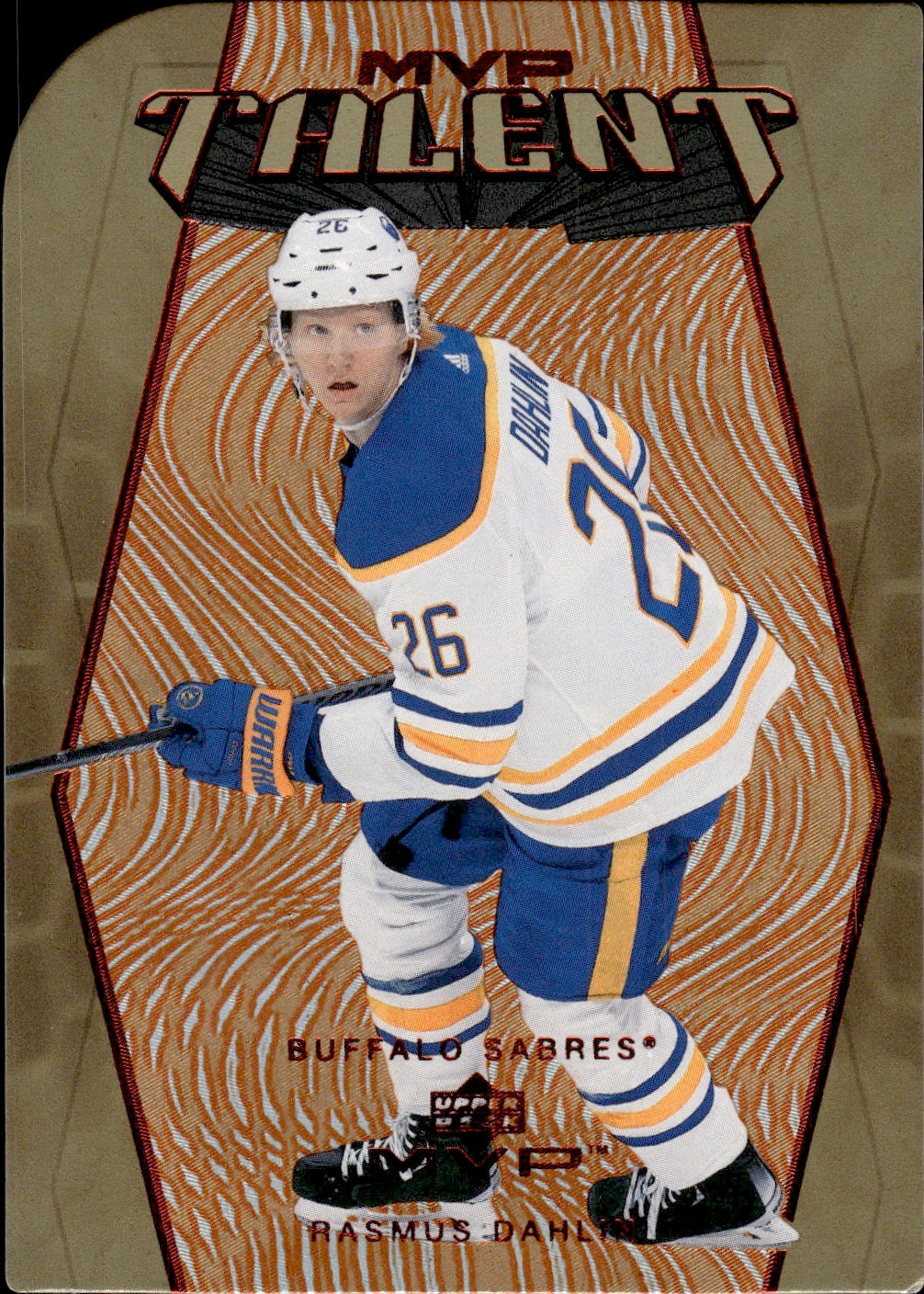 2023-24 Upper Deck MVP Hockey - 20th Anniversary MVP Talent Colours and Contours /250 #MT-20 Rasmus Dahlin - Buffalo Sabres