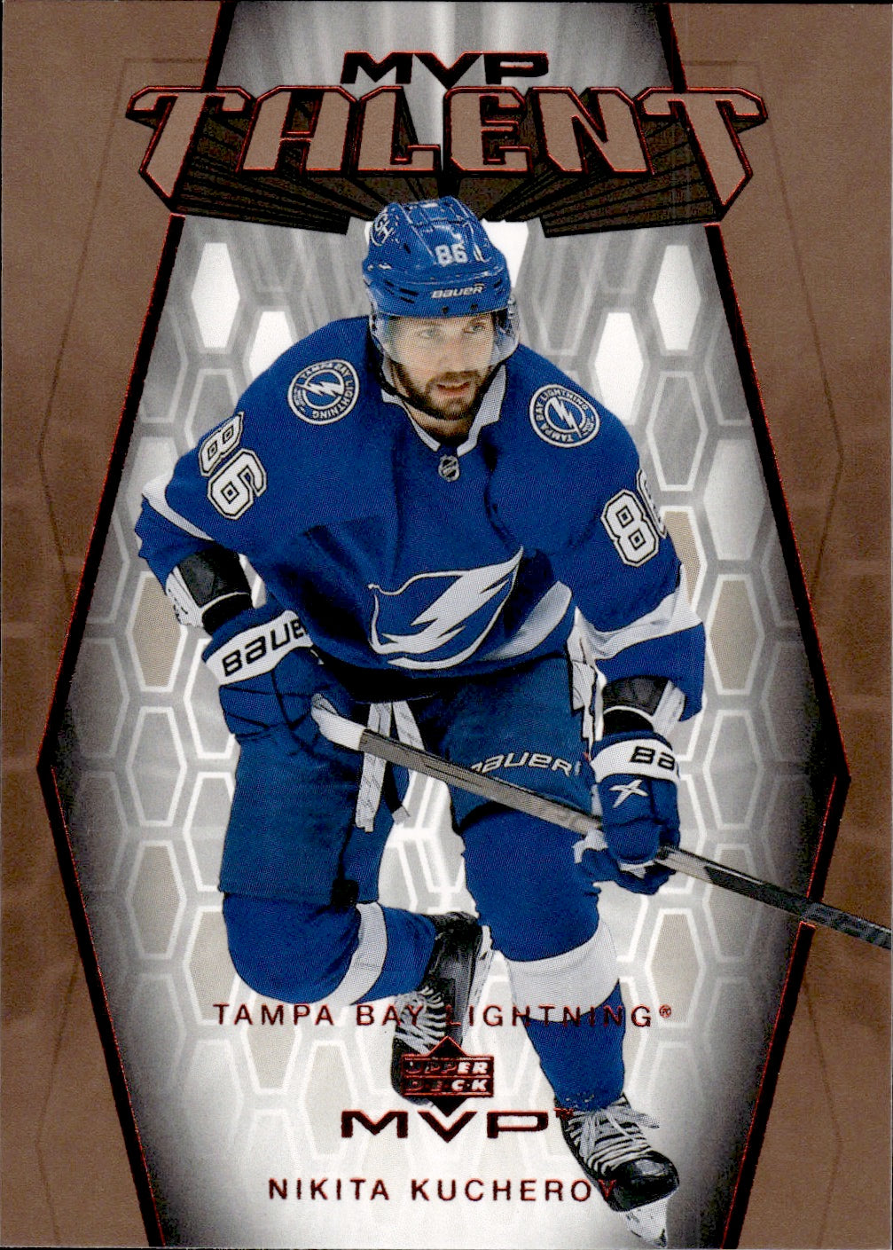 2023-24 Upper Deck MVP Hockey - 20th Anniversary MVP Talent #MT-61 Nikita Kucherov - Tampa Bay Lightning