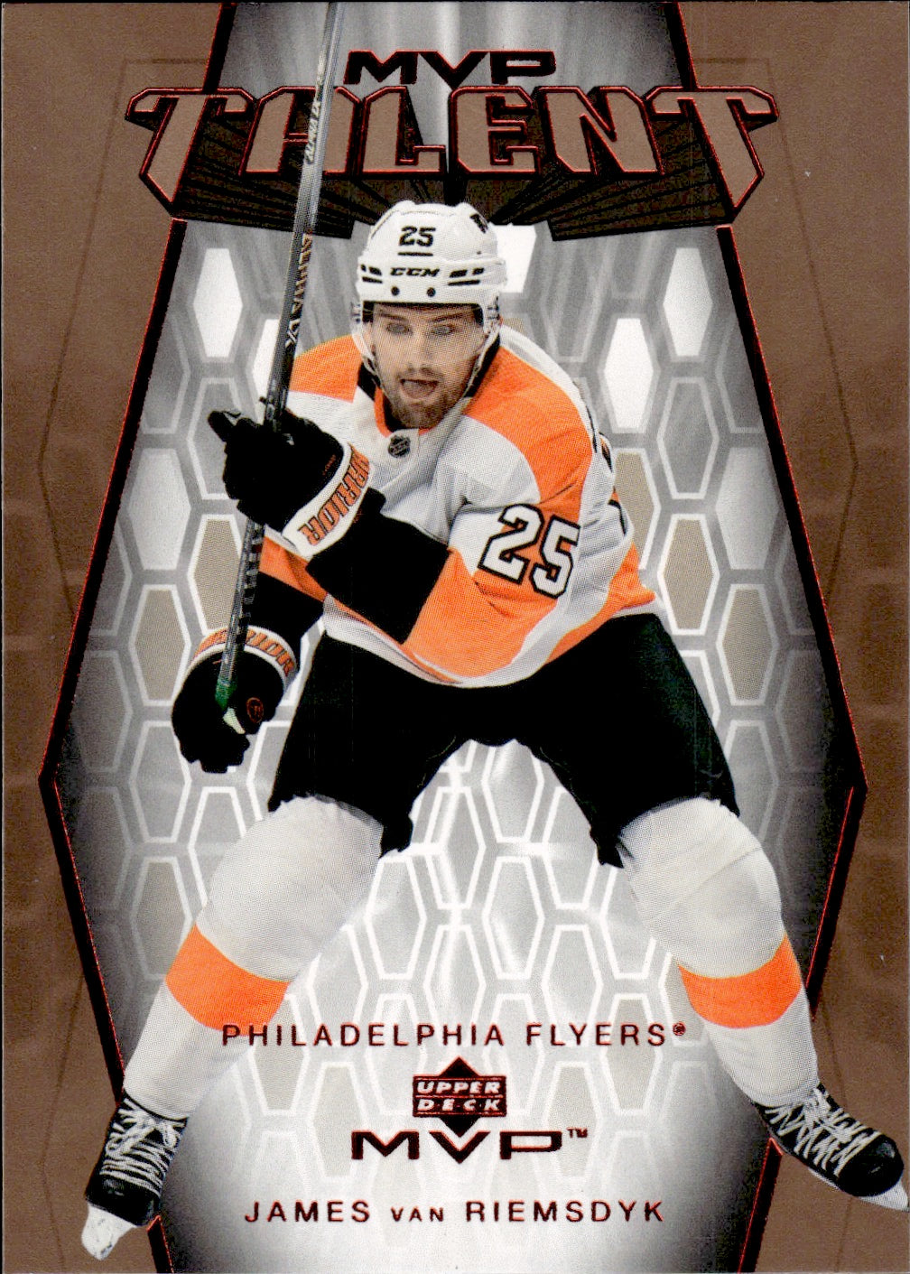 2023-24 Upper Deck MVP Hockey - 20th Anniversary MVP Talent #MT-64 James Van Riemsdyk - Philadelphia Flyers