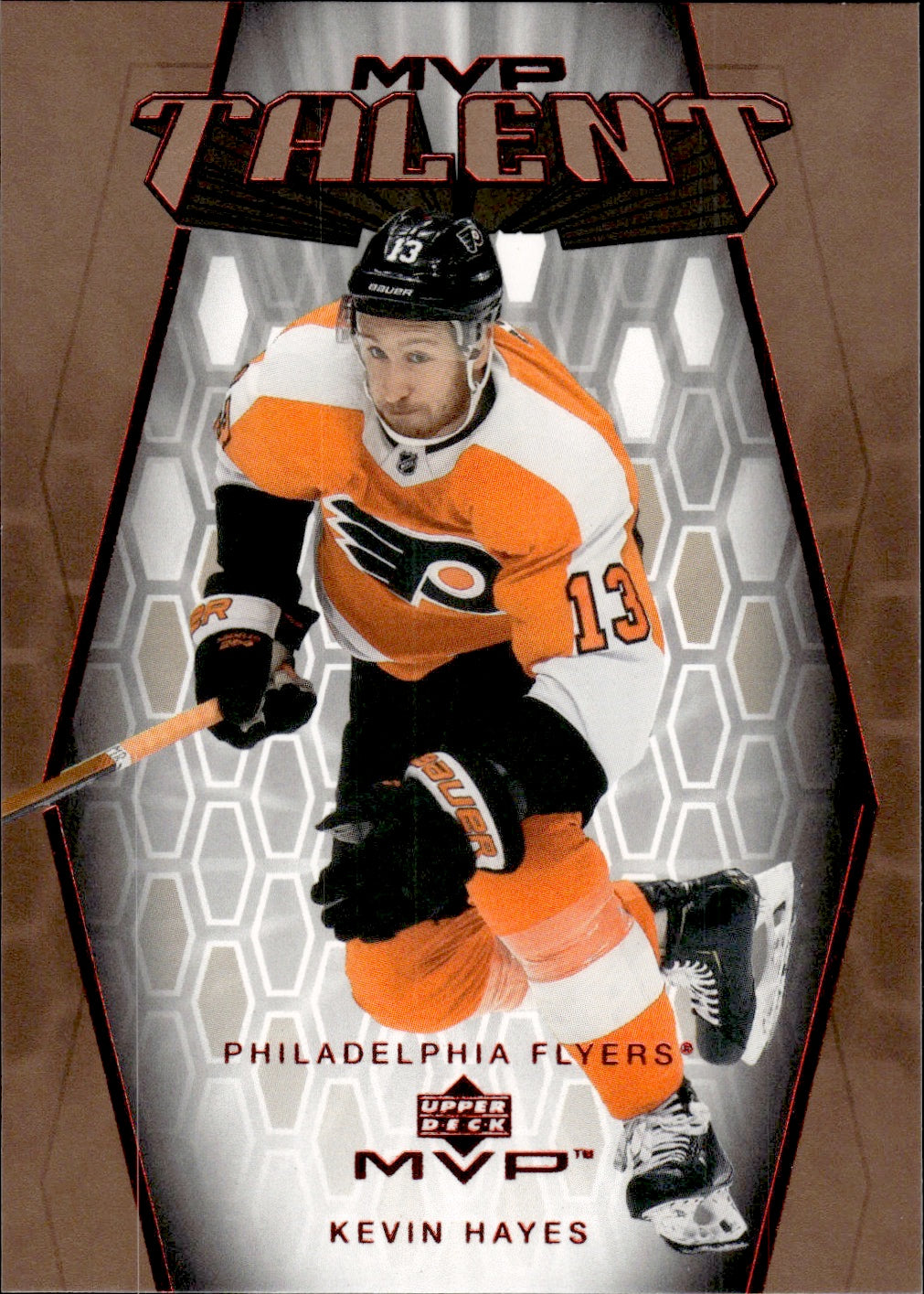 2023-24 Upper Deck MVP Hockey - 20th Anniversary MVP Talent #MT-80 Kevin Hayes - Philadelphia Flyers