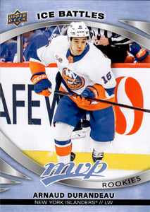 2023-24 Upper Deck MVP Hockey - Base - Ice Battles - Rookies #237 Arnaud Durandeau - New York Islanders