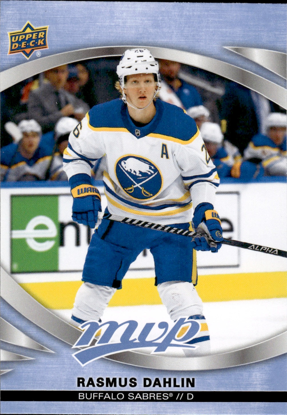 2023-24 Upper Deck MVP Hockey - Base #39 Rasmus Dahlin - Buffalo Sabres