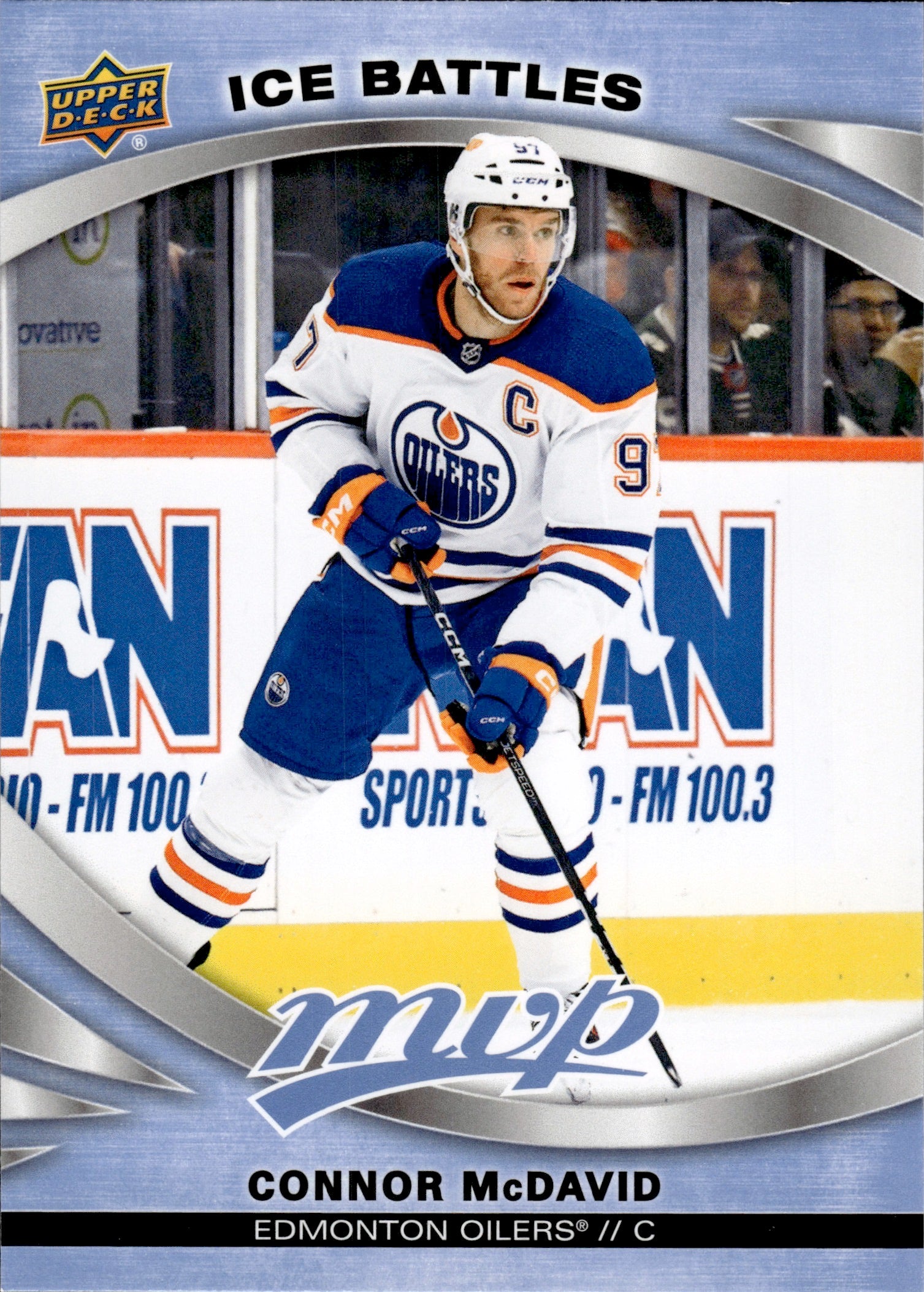 2023-24 Upper Deck MVP Hockey - Ice Battles #35 Connor McDavid - Edmonton Oilers