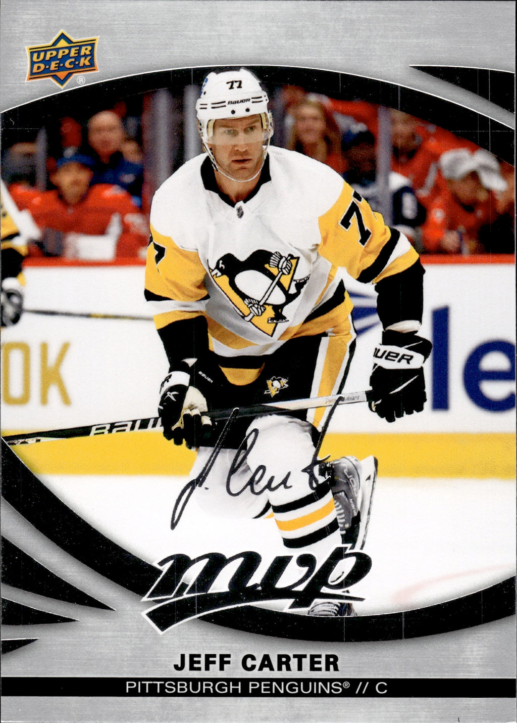 2023-24 Upper Deck MVP Hockey - Silver Scripts #41 Jeff Carter - Pittsburgh Penguins