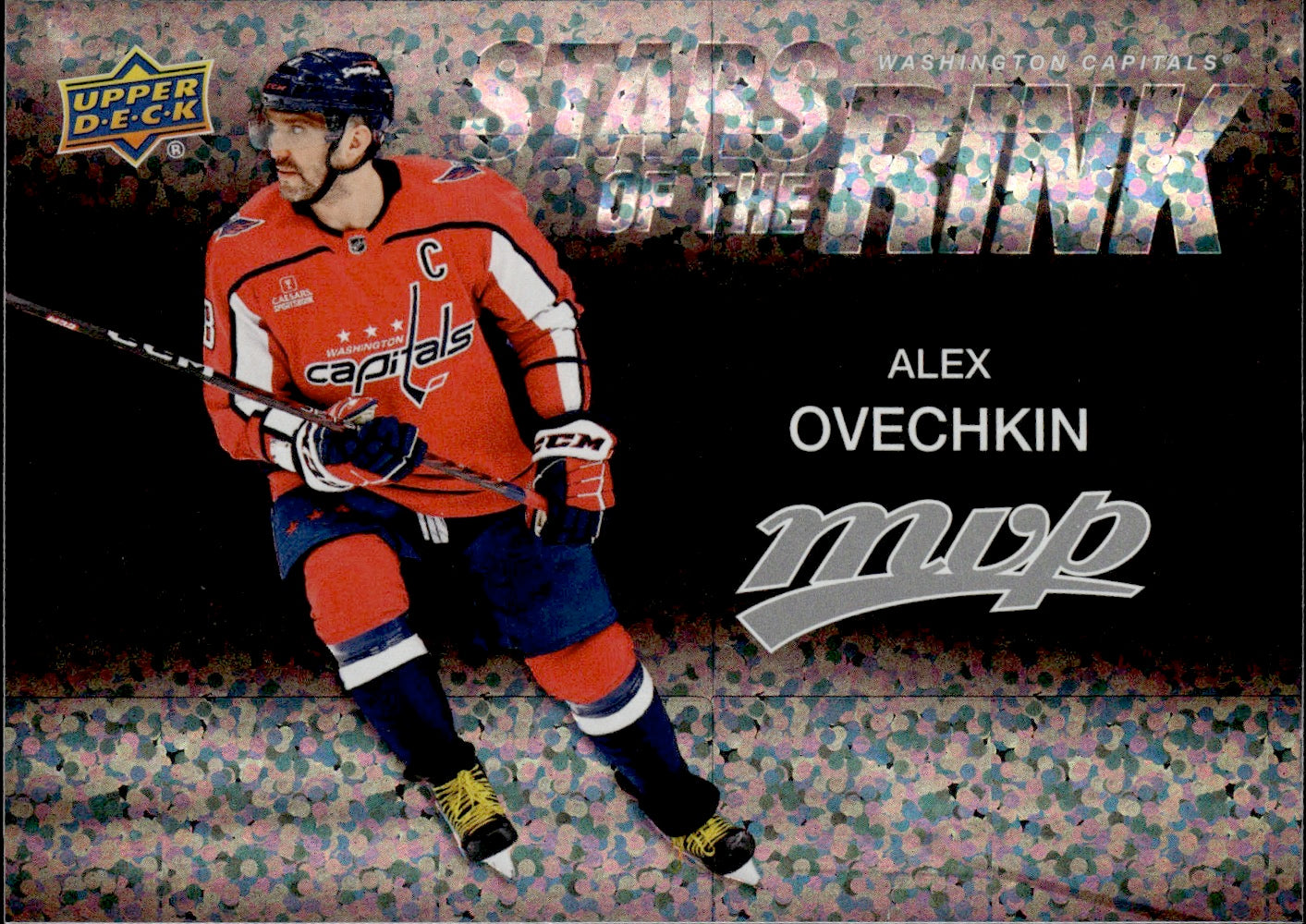 2023-24 Upper Deck MVP Hockey - Stars Of the Rink #SS-22 Alex Ovechkin - Washington Capitals