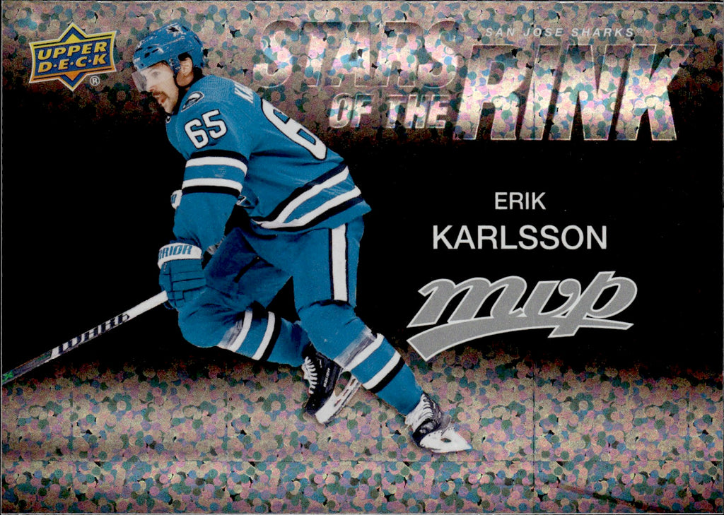 2023-24 Upper Deck MVP Hockey - Stars Of the Rink #SS-5 Erik Karlsson - San Jose Sharks