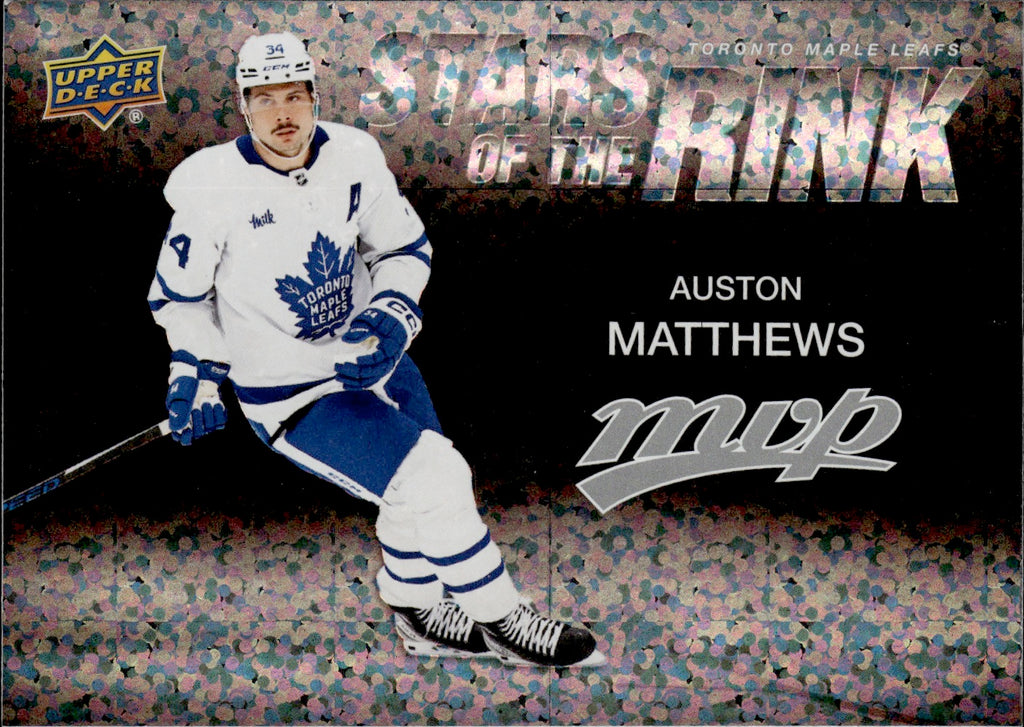 2023-24 Upper Deck MVP Hockey - Stars Of the Rink #SS-9 Auston Matthews - Toronto Maple Leafs