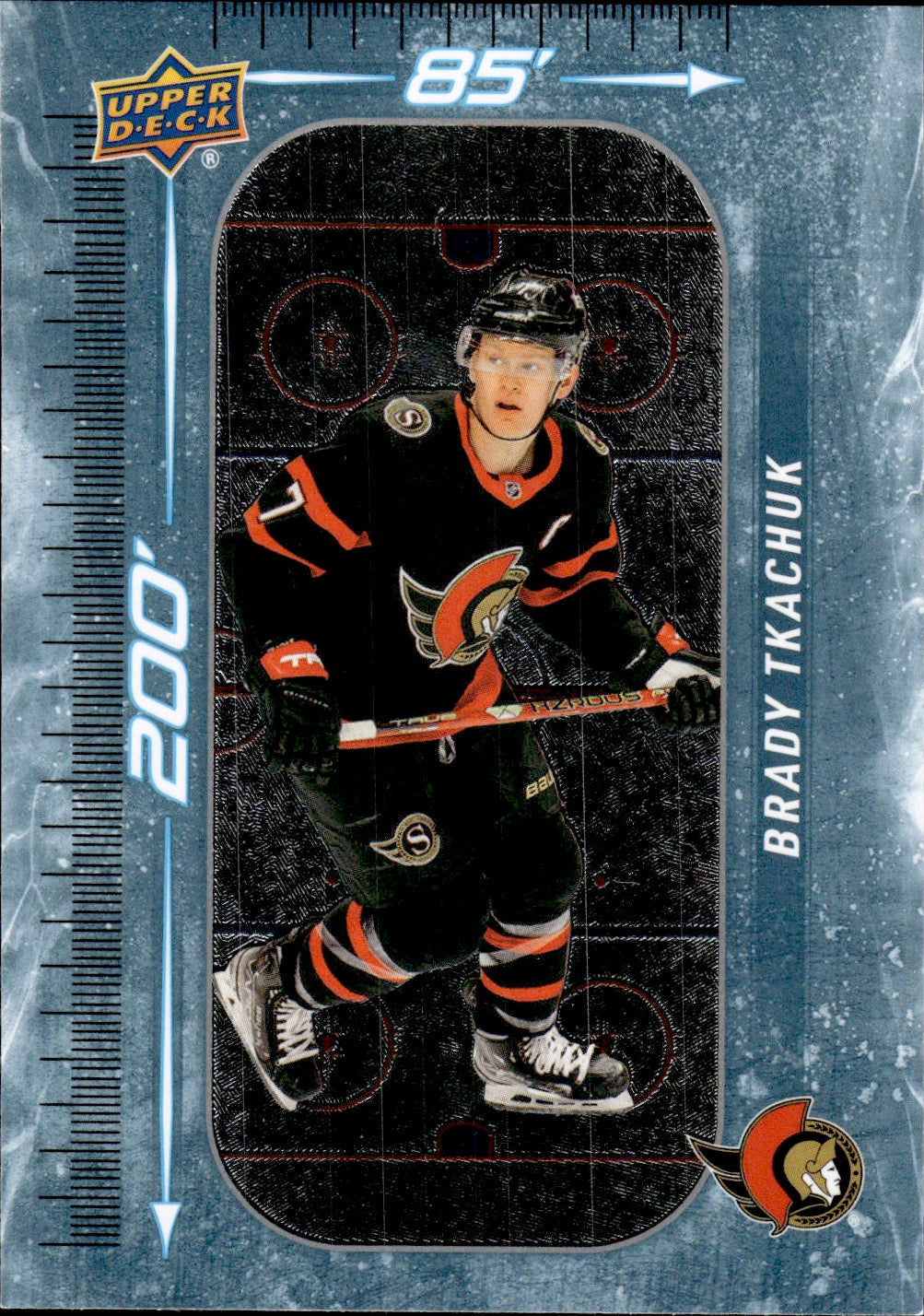 2023-24 Upper Deck Series 1 Hockey - 200' x 85' #DM-74 Brady Tkachuk - Ottawa Senators