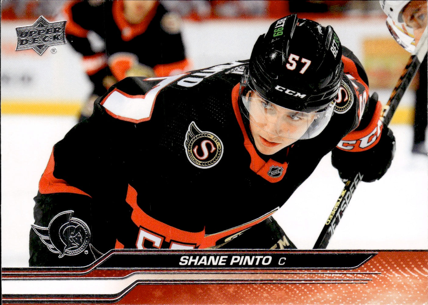 2023-24 Upper Deck Series 1 Hockey - Base #128 Shane Pinto - Ottawa Senators