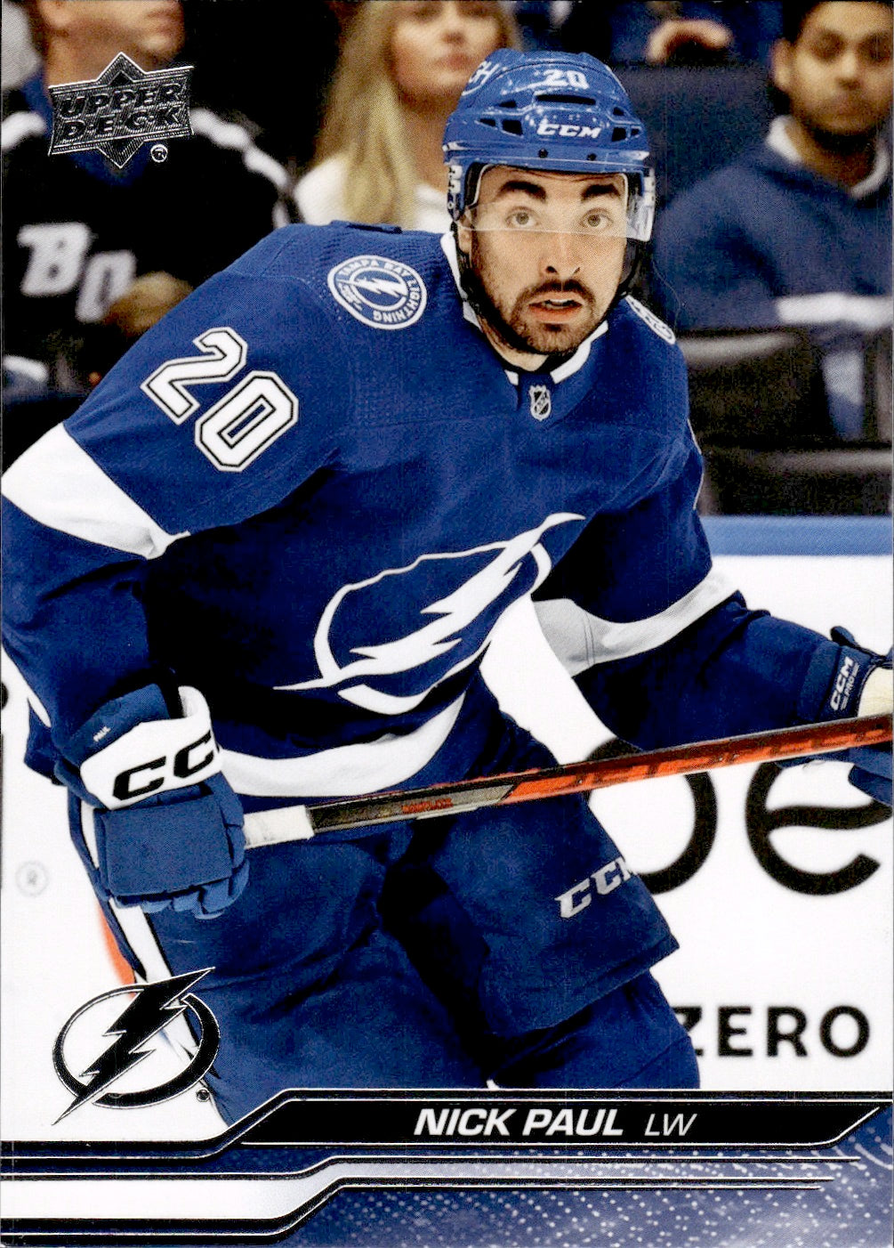 2023-24 Upper Deck Series 1 Hockey - Base #163 Nick Paul - Tampa Bay Lightning