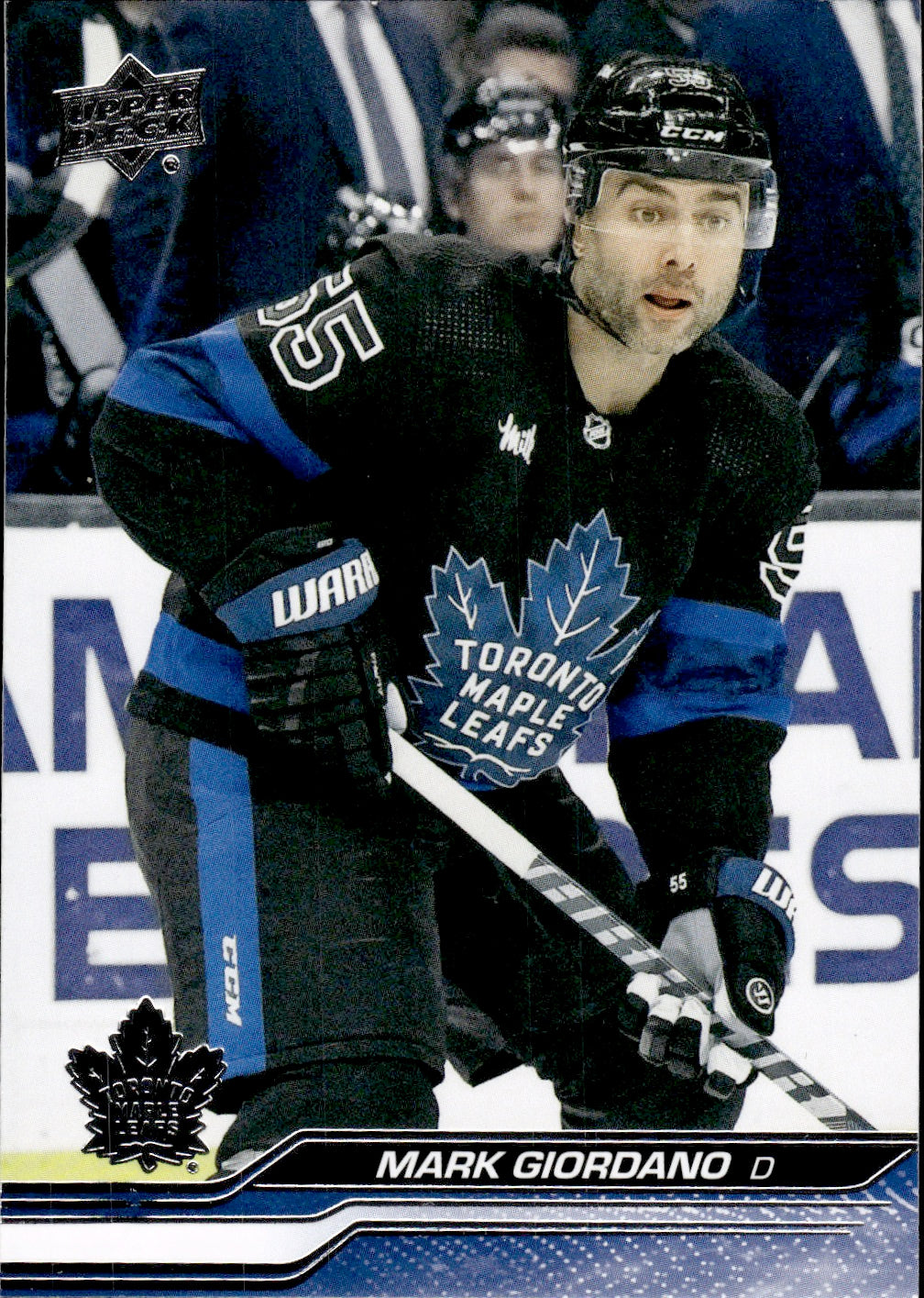 2023-24 Upper Deck Series 1 Hockey - Base #171 Mark Giordano - Toronto Maple Leafs