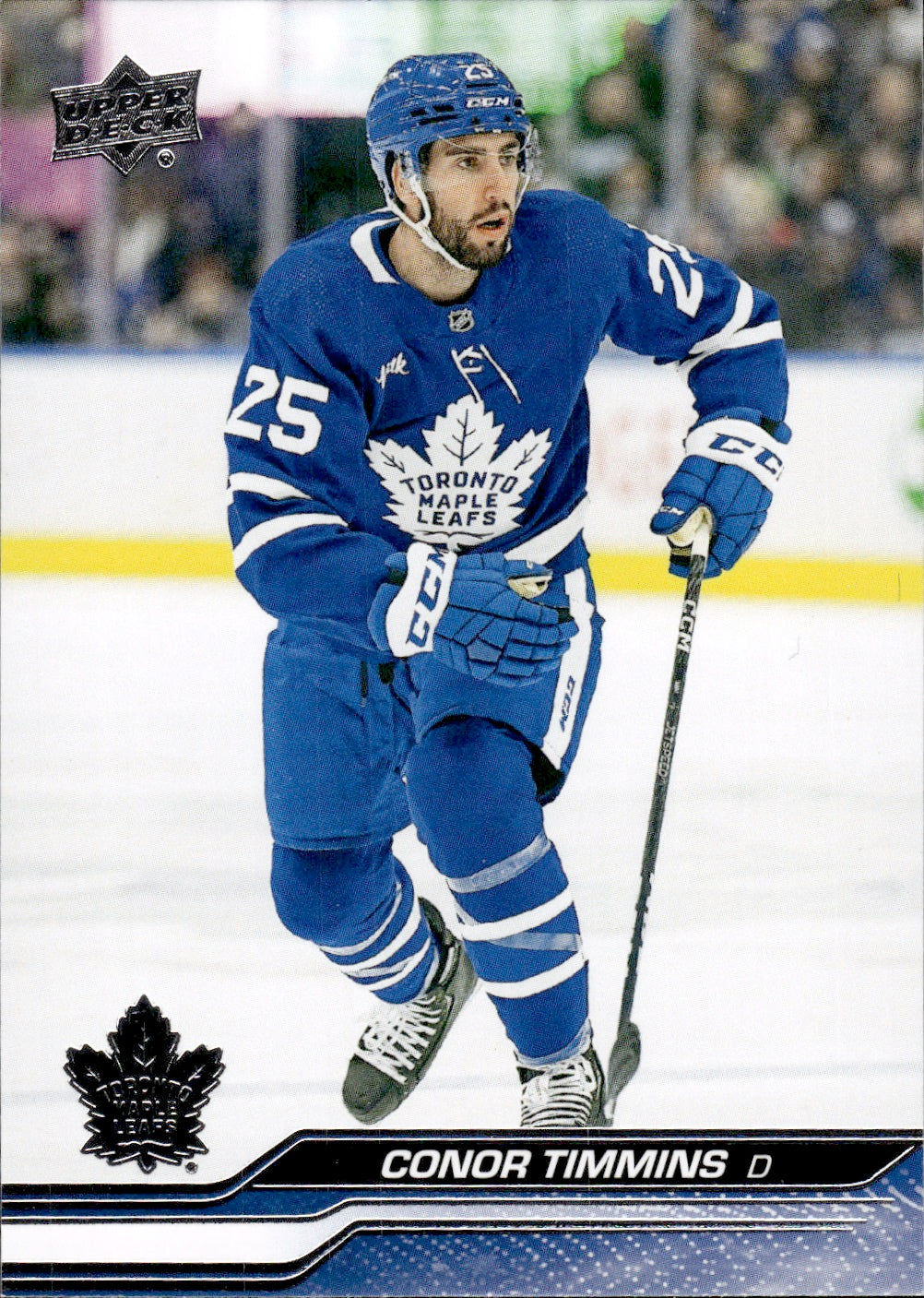 2023-24 Upper Deck Series 1 Hockey - Base #173 Conor Timmins - Toronto Maple Leafs