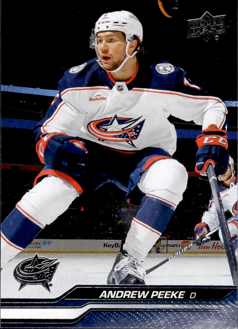 2023-24 Upper Deck Series 1 Hockey - Base #51 Andrew Peeke - Columbus Blue Jackets