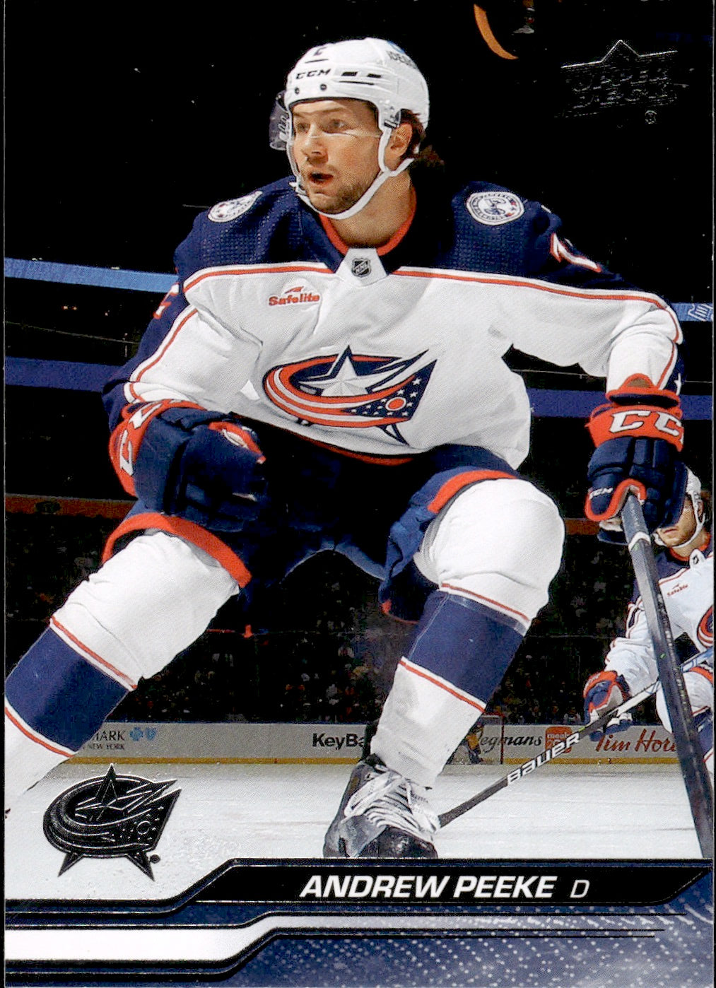 2023-24 Upper Deck Series 1 Hockey - Base #51 Andrew Peeke - Columbus Blue Jackets