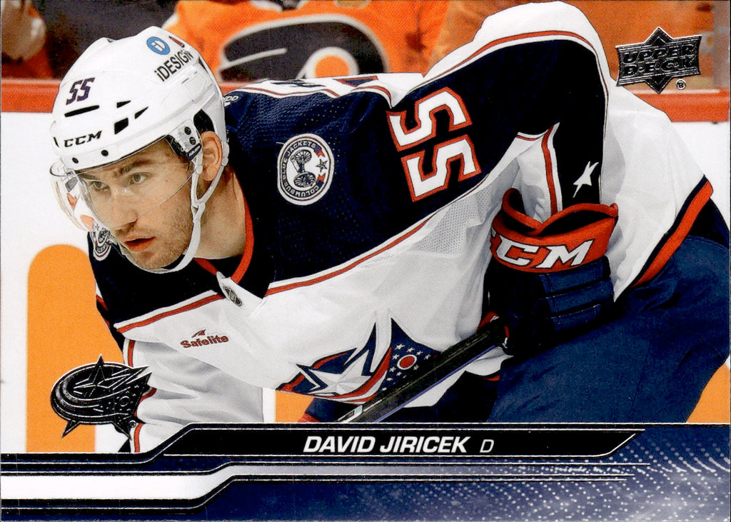 2023-24 Upper Deck Series 1 Hockey - Base #53 David Jiricek - Columbus Blue Jackets