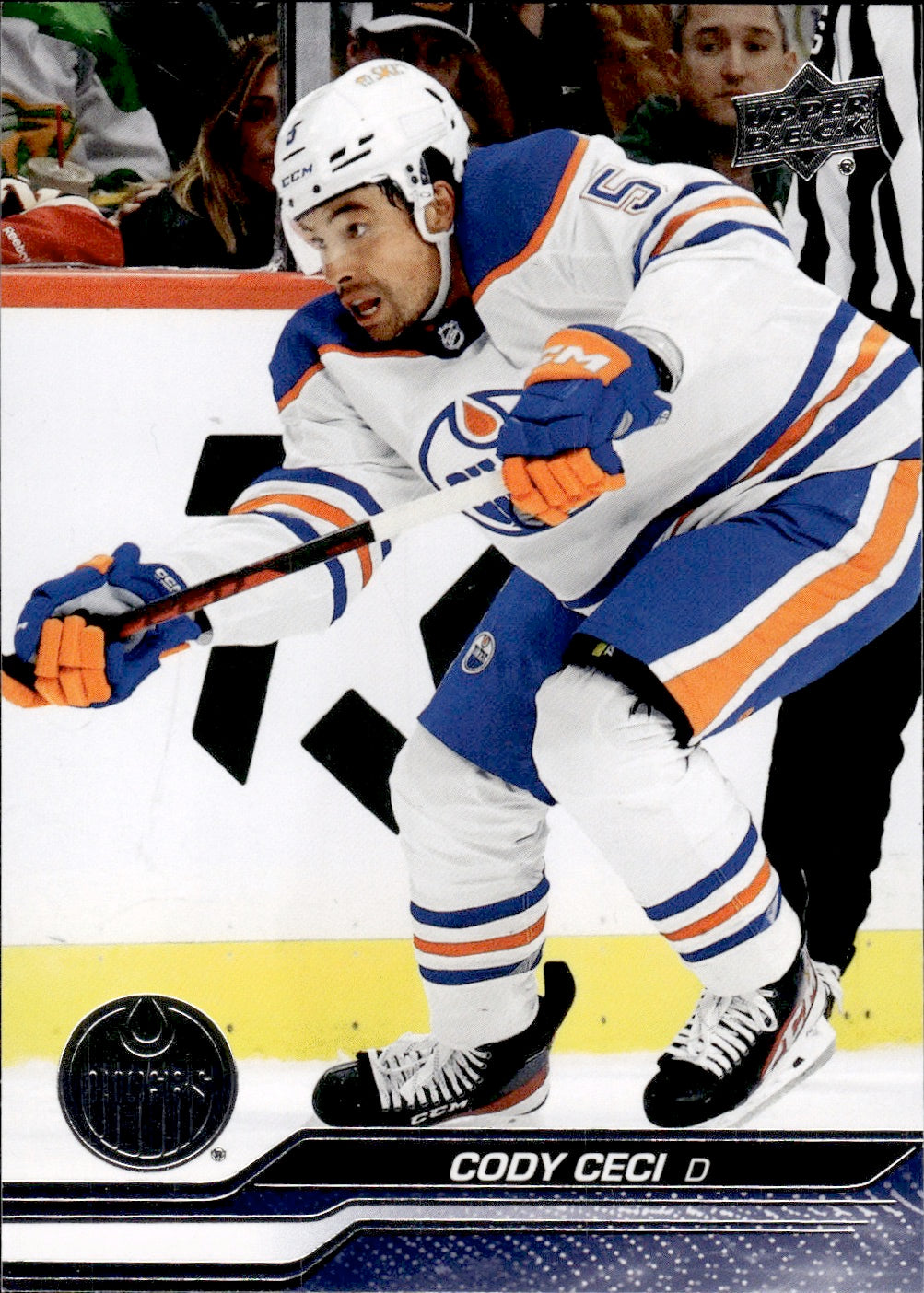 2023-24 Upper Deck Series 1 Hockey - Base #70 Cody Cici - Edmonton Oilers